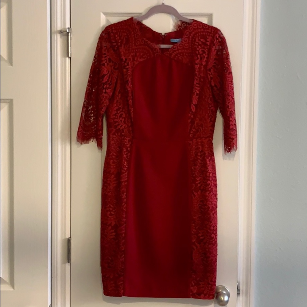 Antonio Melani Red Lace Dress